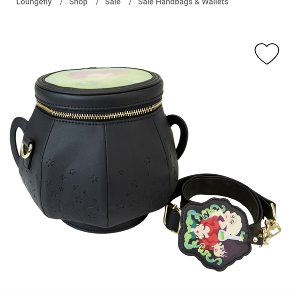 New loungefly hocus pocus crossbody cauldron bag sanderson sisters - Picture 1 of 8